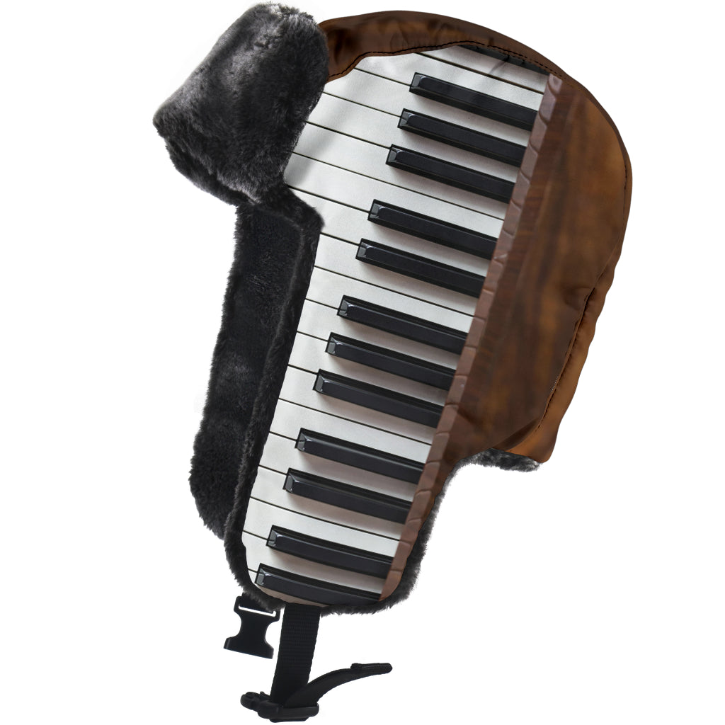 Piano Keys Trapper Hat