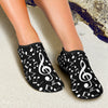 Musical Notes Aqua Shoes