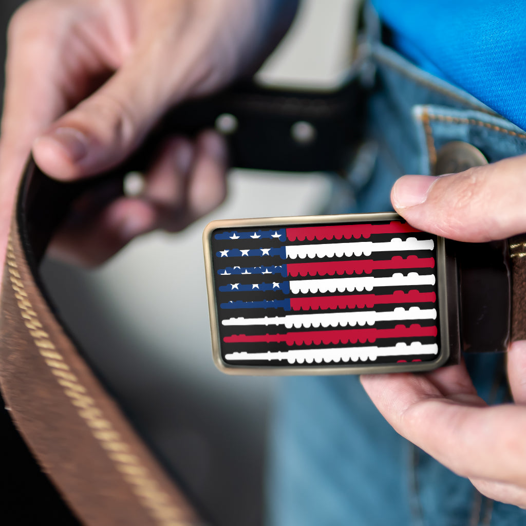 American Flag Flute Belt Buckle - { shop_name }} - Review