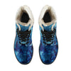 Music Notes Watercolor Fur Boots
