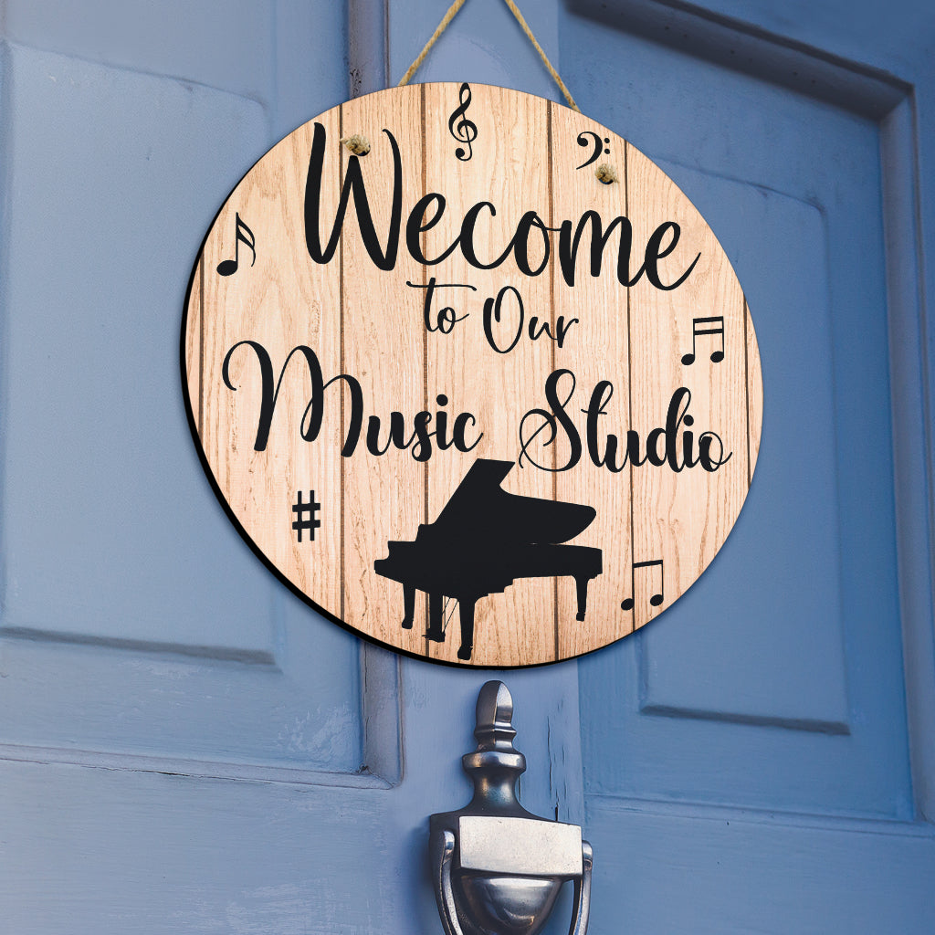 Music Studio Door Sign