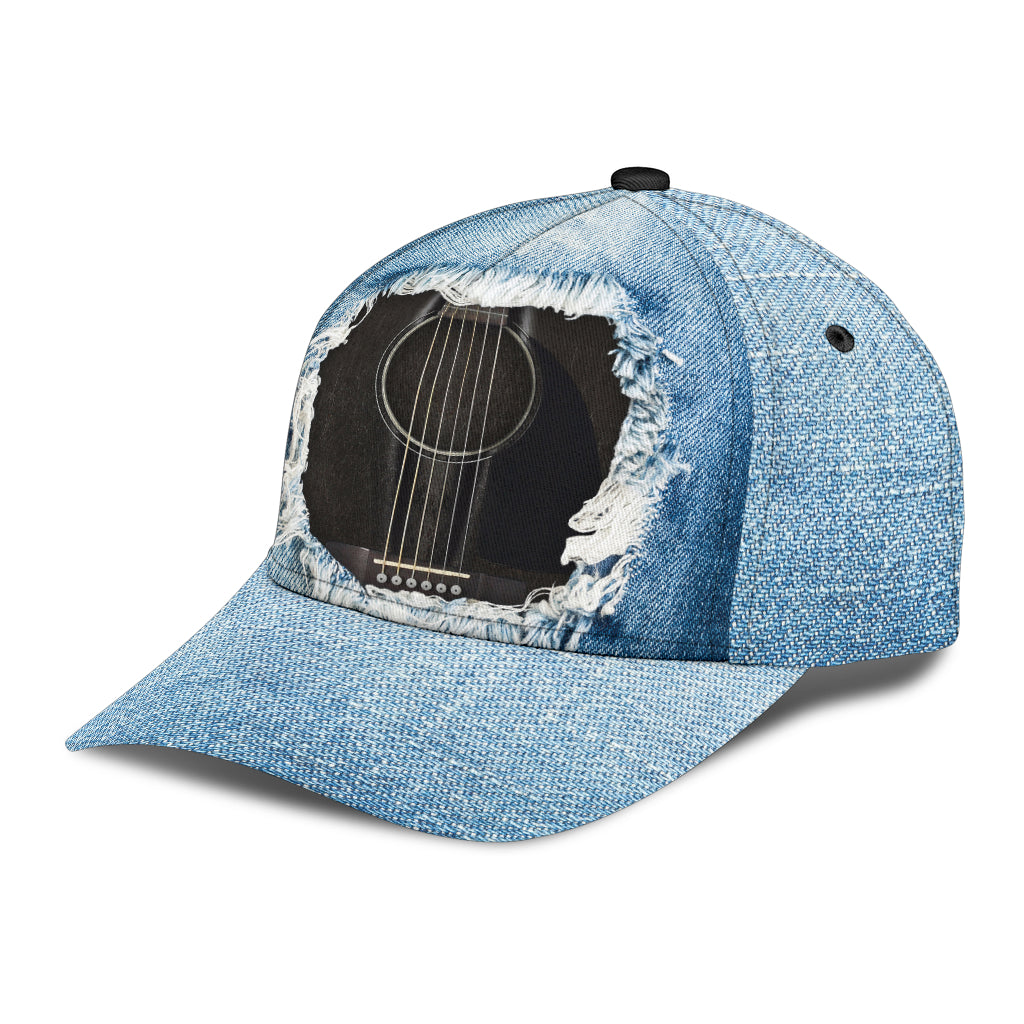 Black Guitar Classic Cap