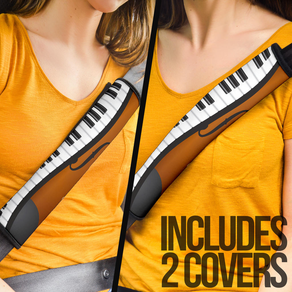 Piano And Violin Seat Belt Covers