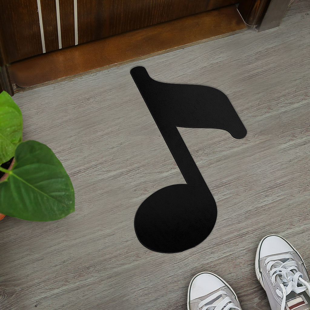 Note Shape Door Mat