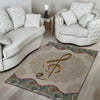 Music Note Treble Clef Area Rug