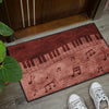 Piano Music Notes Door Mat