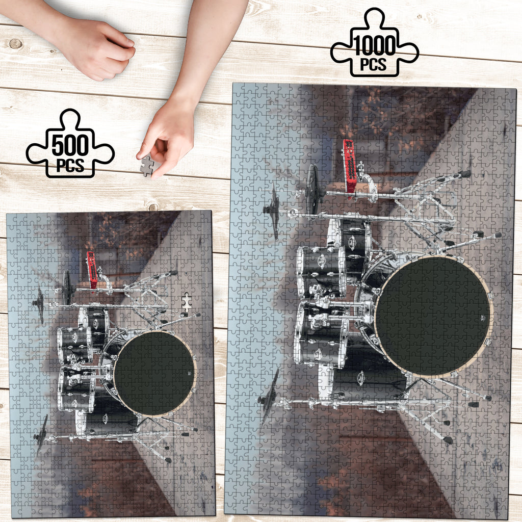 Drum Wood Jigsaw Puzzle