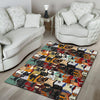 Guitars Area Rug