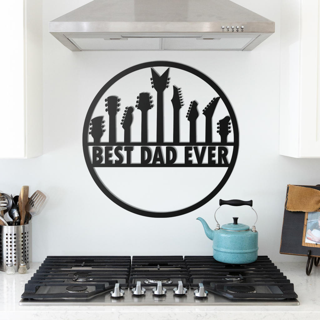 Best Dad Ever Metal Sign