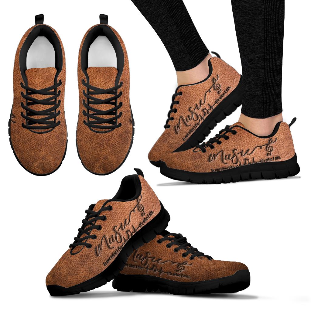 Music Leather Sneakers