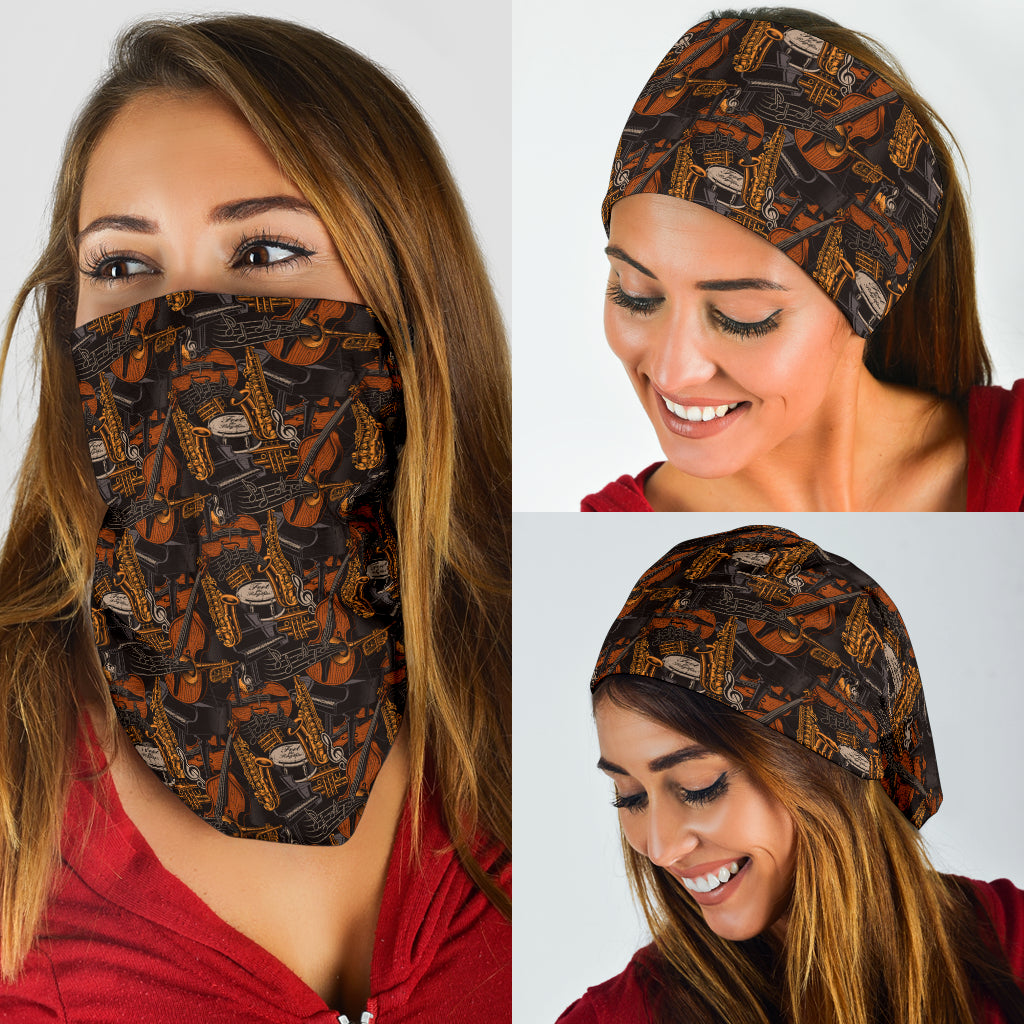 Music Instruments Art Bandana 3-Pack