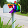 Rainbow Piano Keys Mailbox Cover