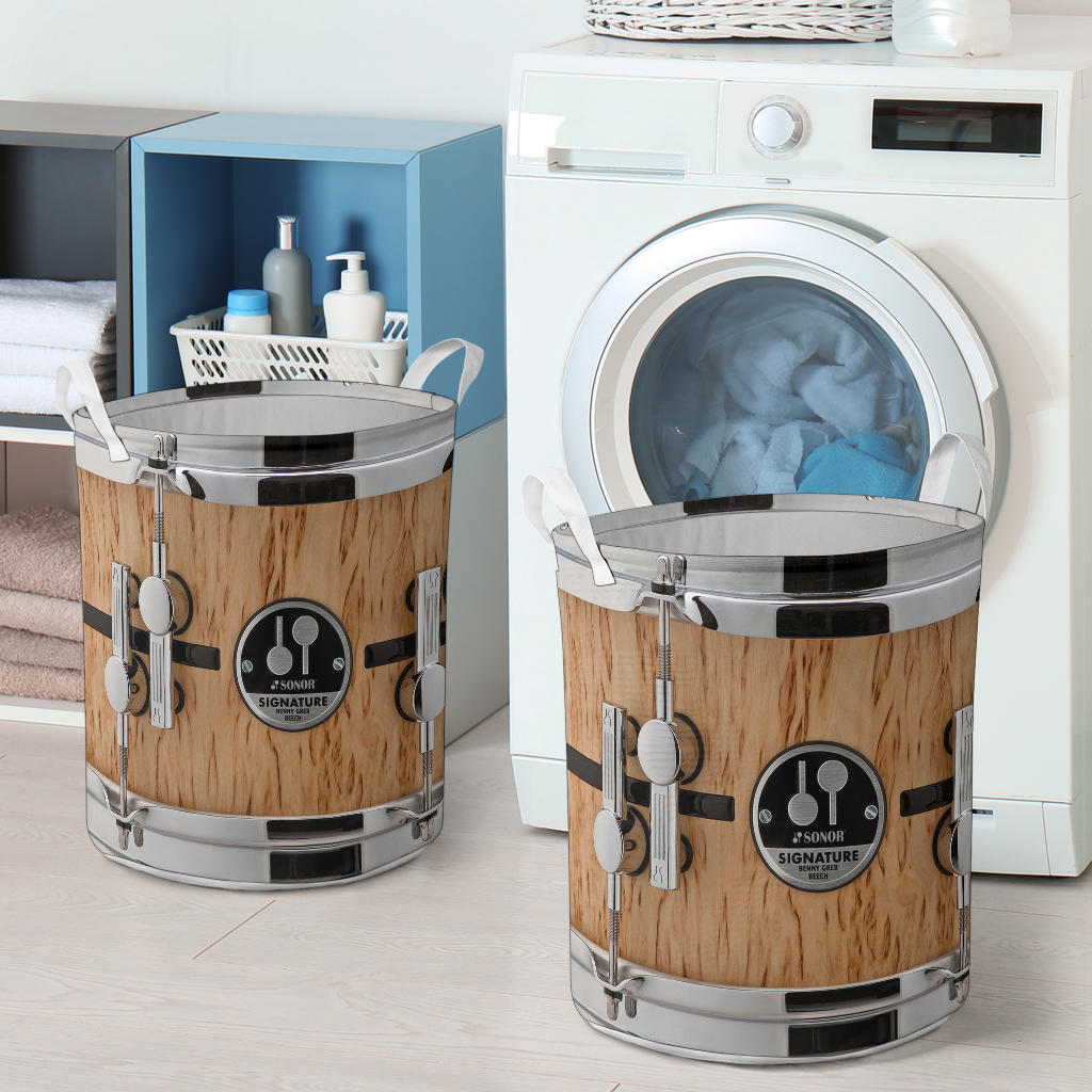 Limited Edition Metal Snare Drum Laundry Basket