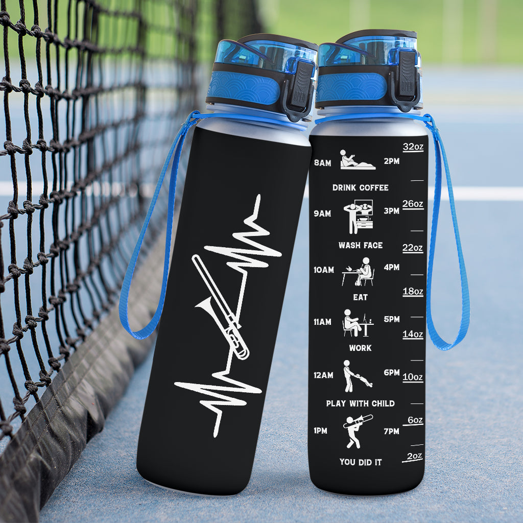 Trombone Heartbeat Hydro Tracking Bottle