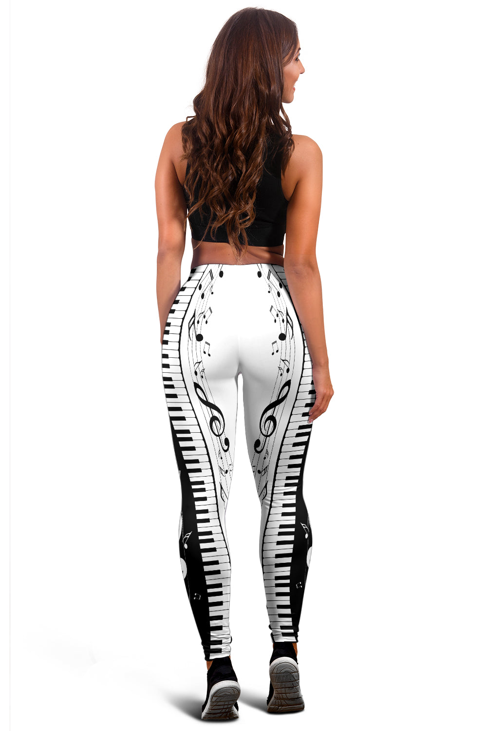 Piano Keys And Music Leggings