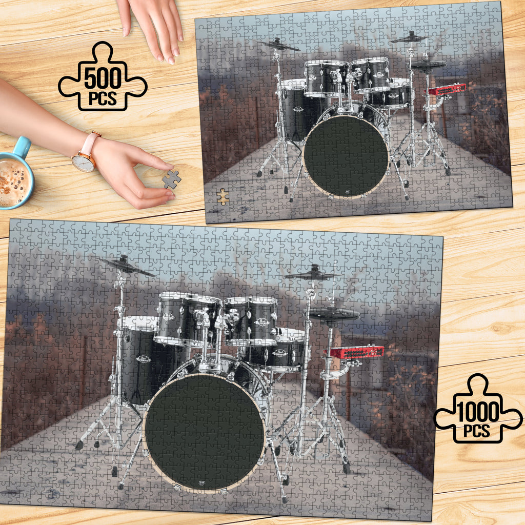 Drum Wood Jigsaw Puzzle