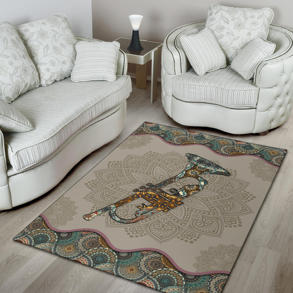 Trumpet Mandala Area Rug
