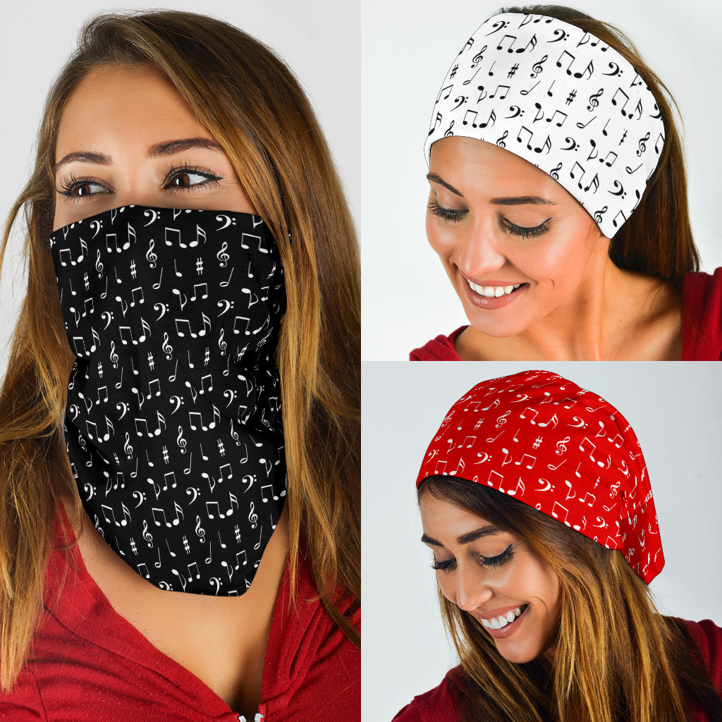 Musical Notes Art Bandana 3-Pack