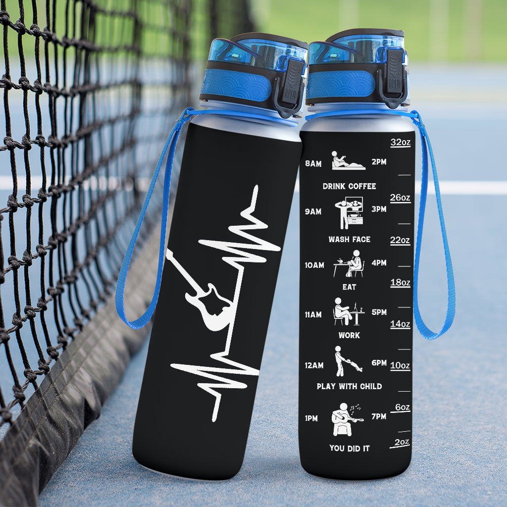 Guitar Heartbeat Hydro Tracking Bottle - { shop_name }} - Review