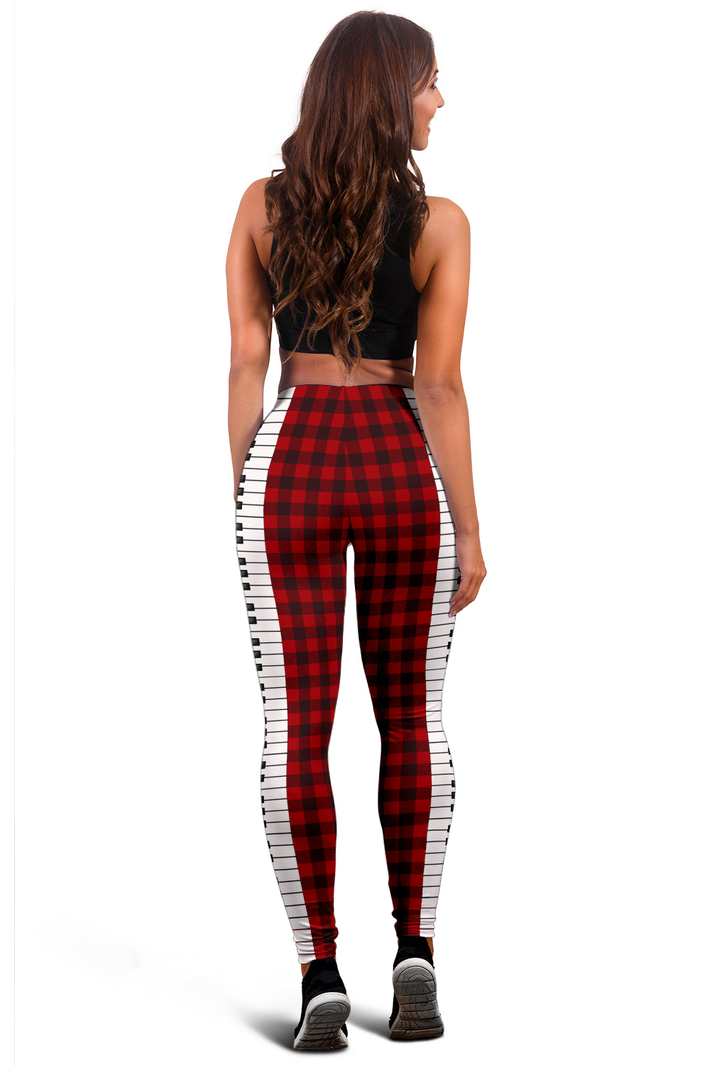 Piano Keys Red Women's Leggings
