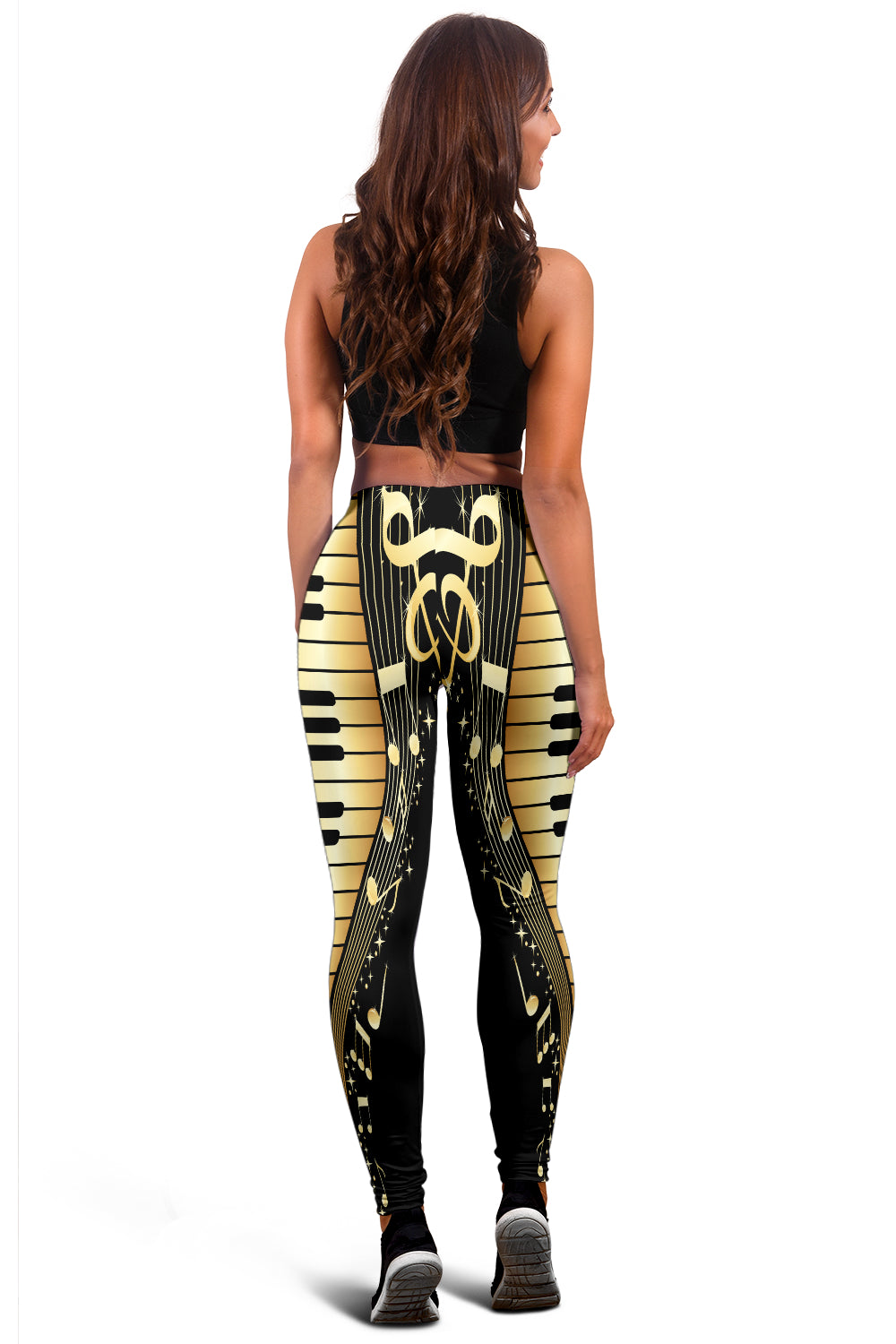 Piano And Music Notes Leggings