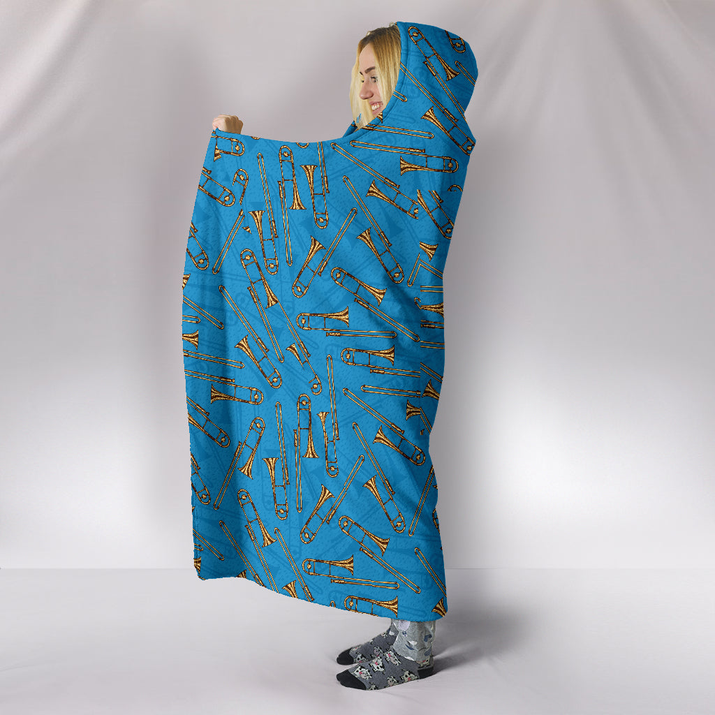 Trombone Hooded Blanket
