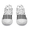 Piano Keys With Music Notes Sport Sneakers