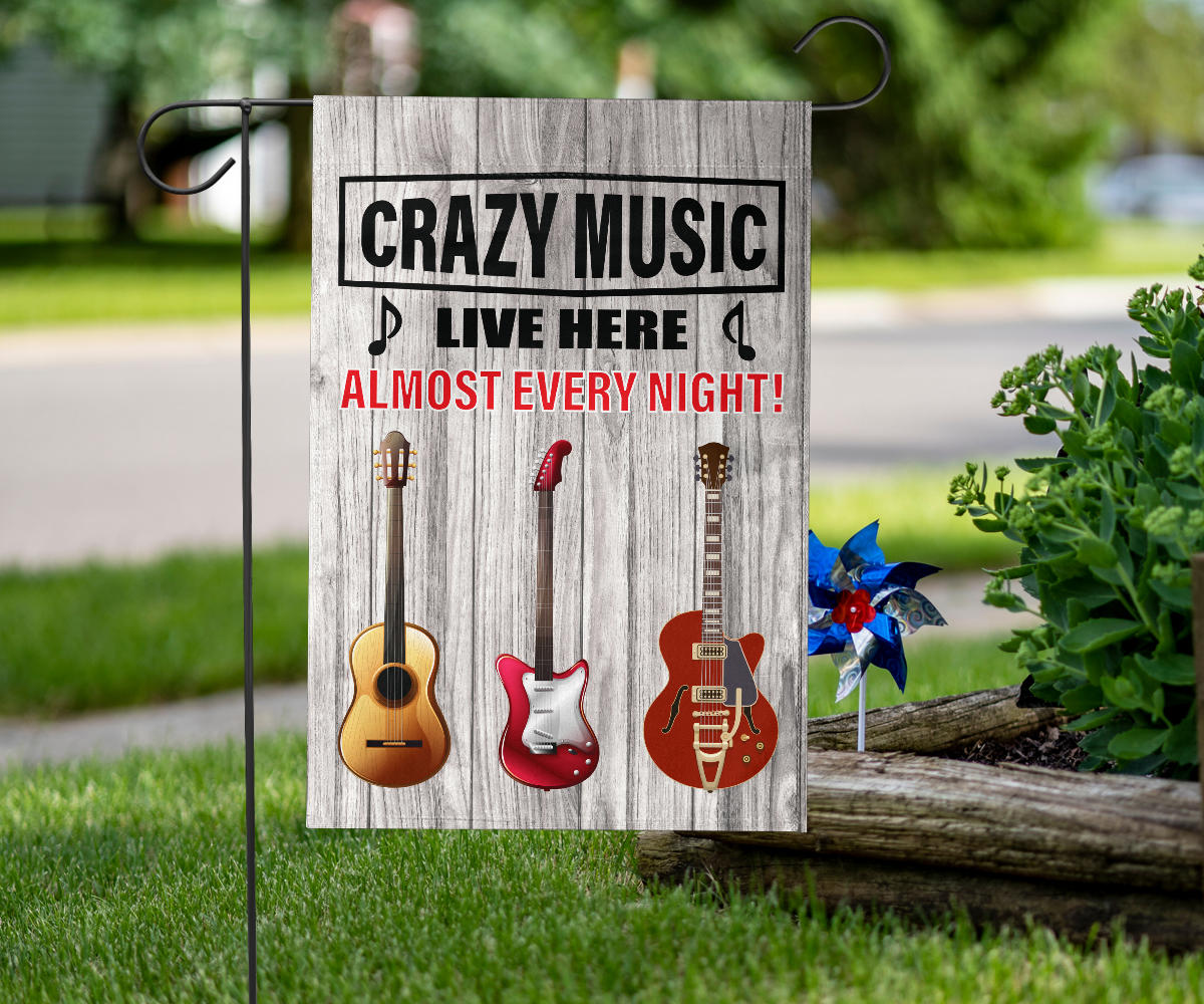 Music Live Here Flag