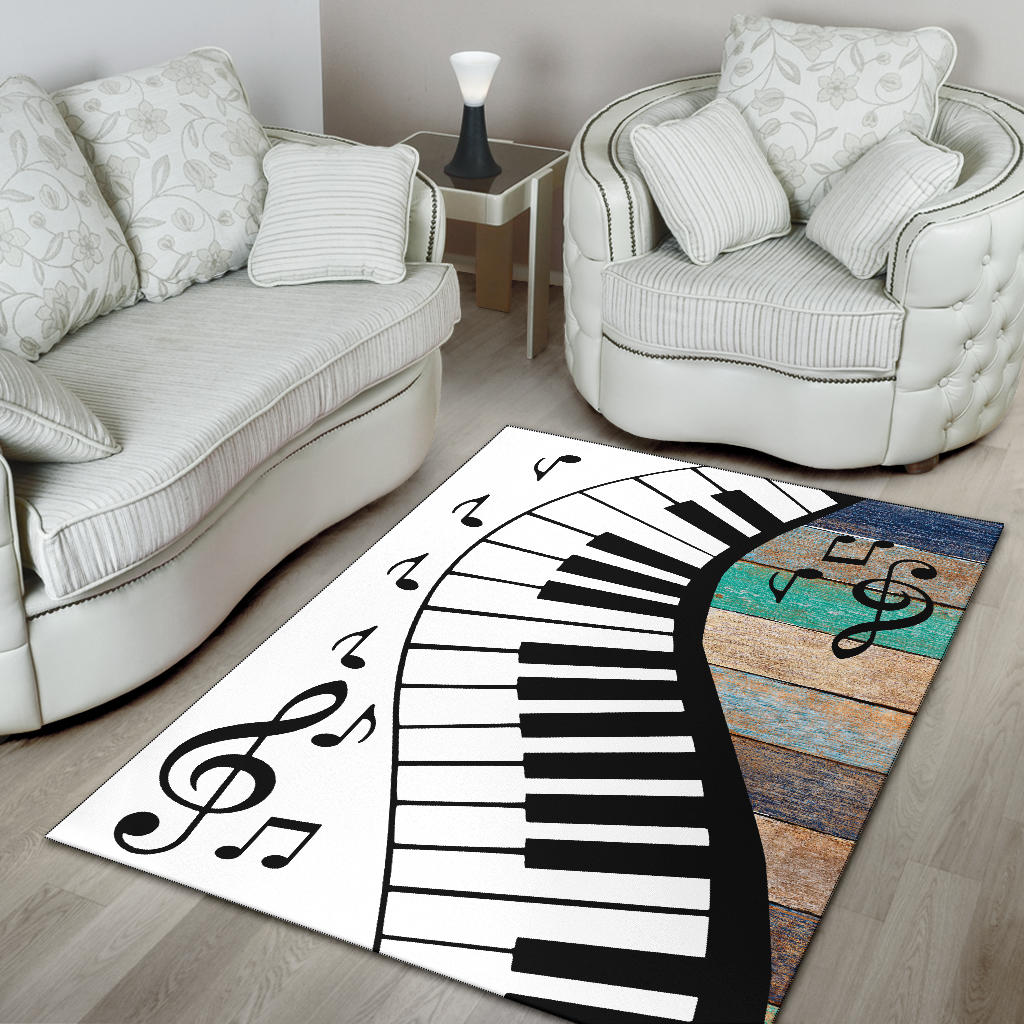 Piano Keys Music Rug