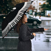 Piano Keys With Treble Clef Heart Umbrella