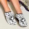 Musical Notes Heart Aqua Shoes