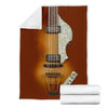 Violin Bass Sunburst Premium Blanket