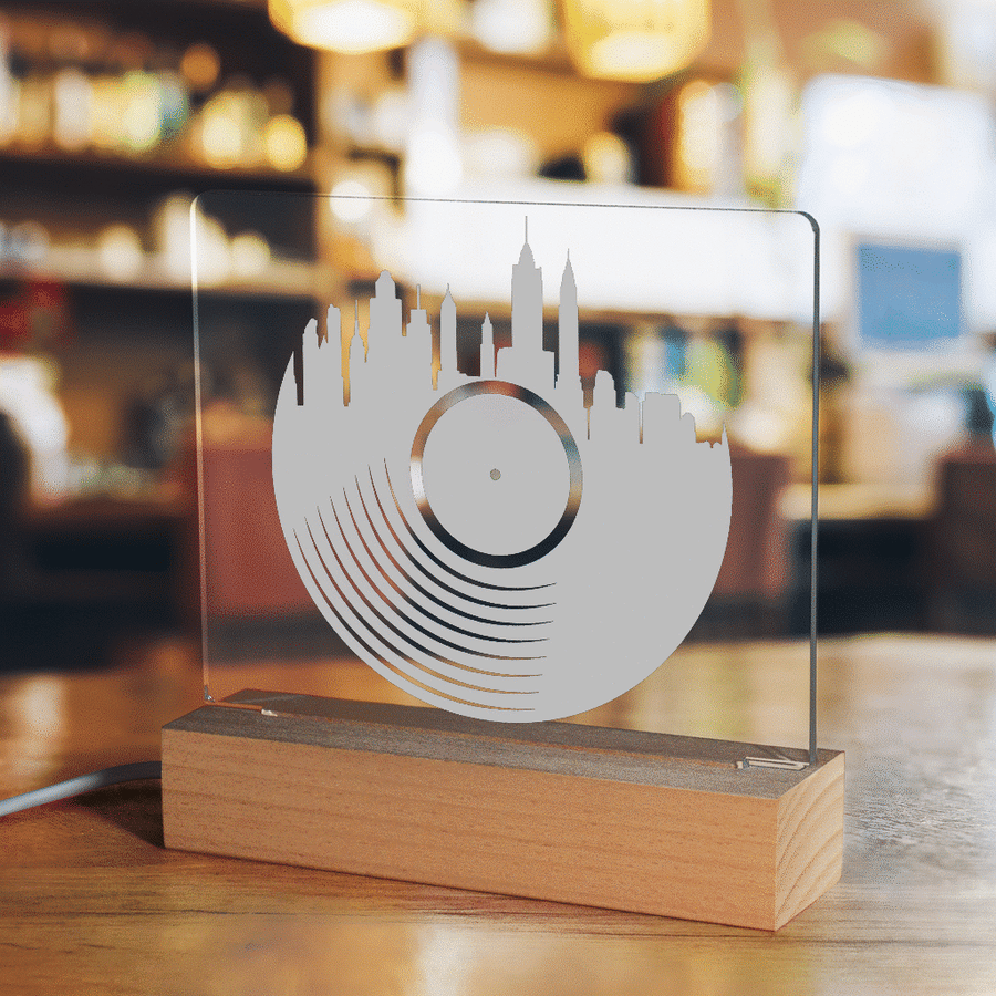 Vinyl City Light Up Acrylic