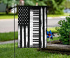 Piano Keys American Flag