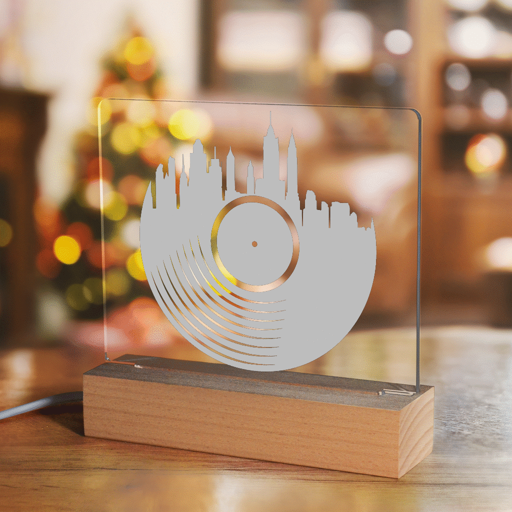 Vinyl City Light Up Acrylic