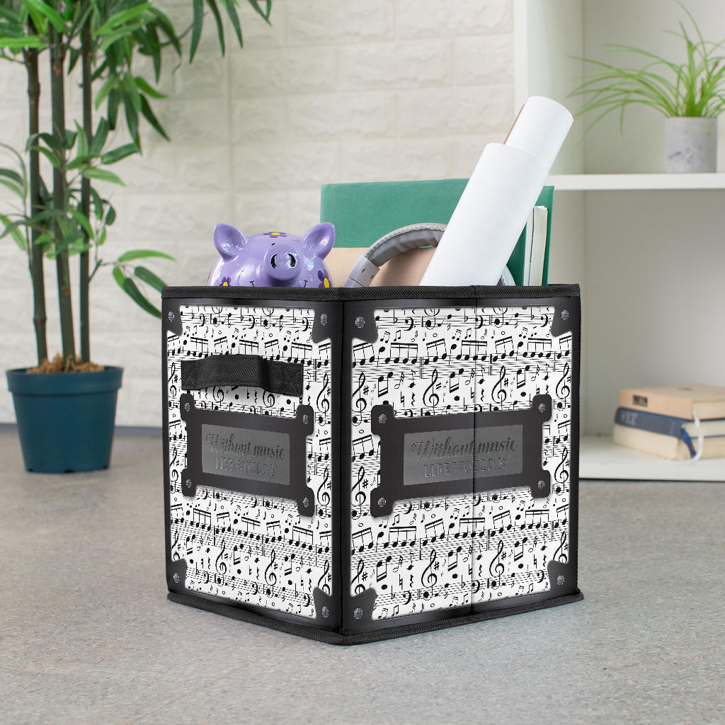 Music Notes Storage Cube