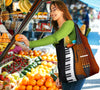 Piano And Violin Grocery Bag 3-Pack