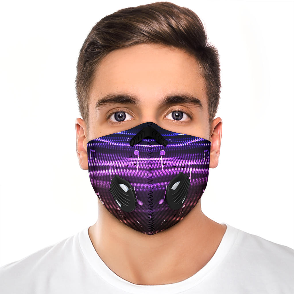 Premium Music Notes Premium Face Mask