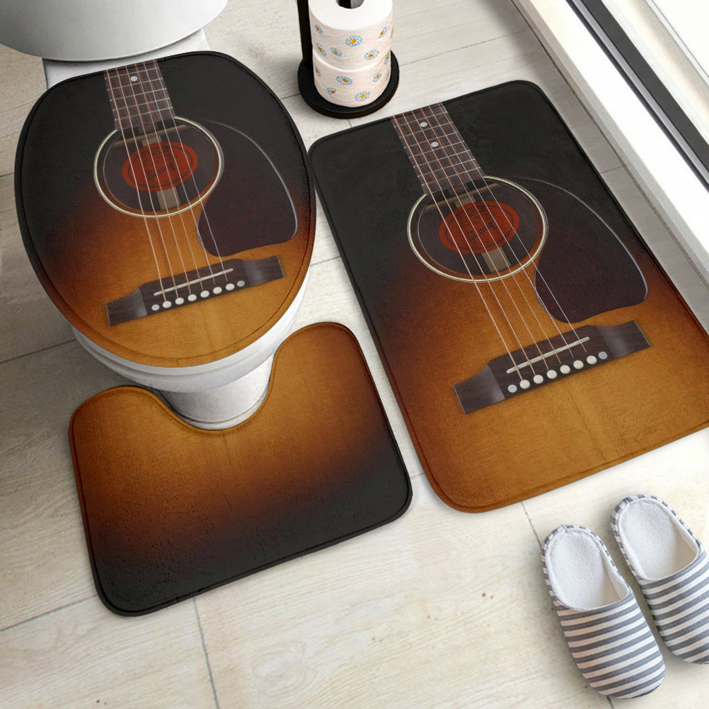 Black Guitar Bathroom Set