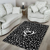 Music Notes Heart Area Rug - { shop_name }} - Review