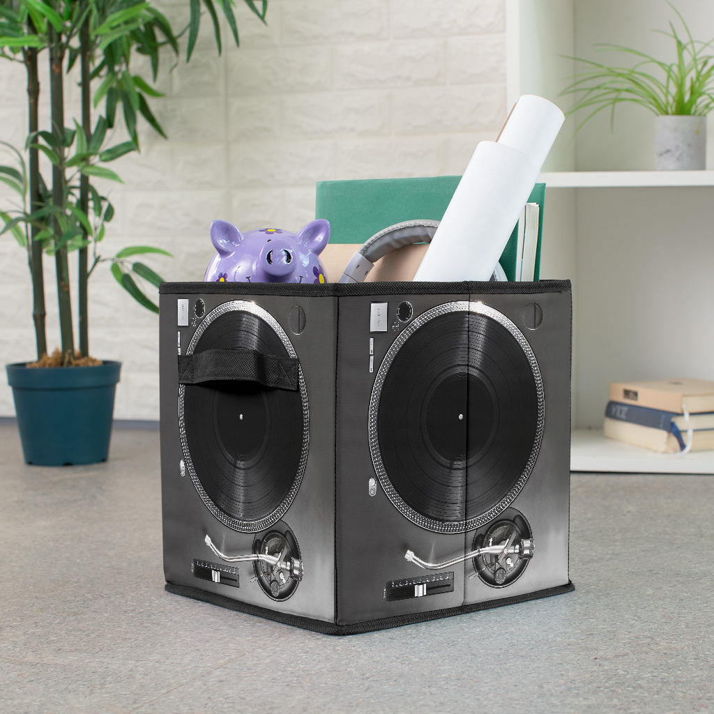 Vinyl Record Storage Cube