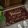 Music It's Who I Am Door Mat