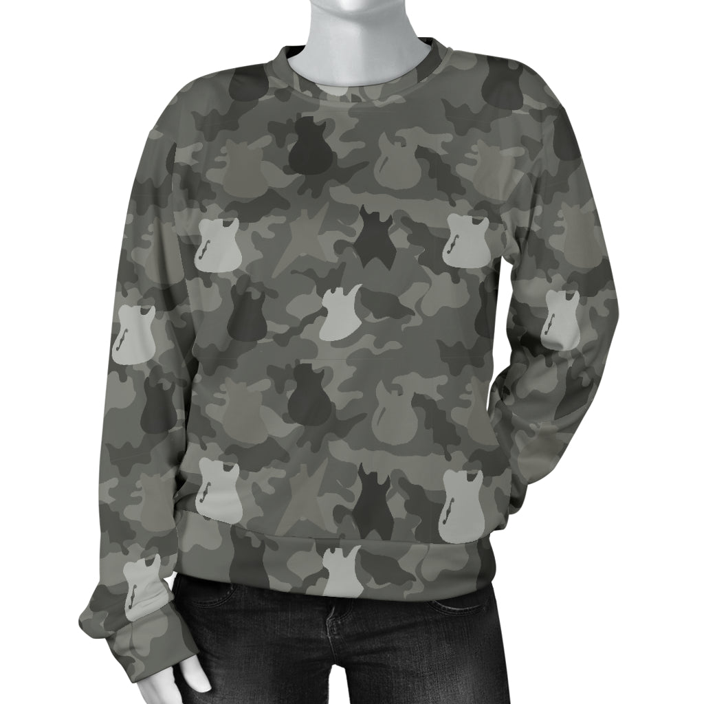 Guitars Camo Women's Sweater