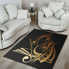 Music Art Leather Rug