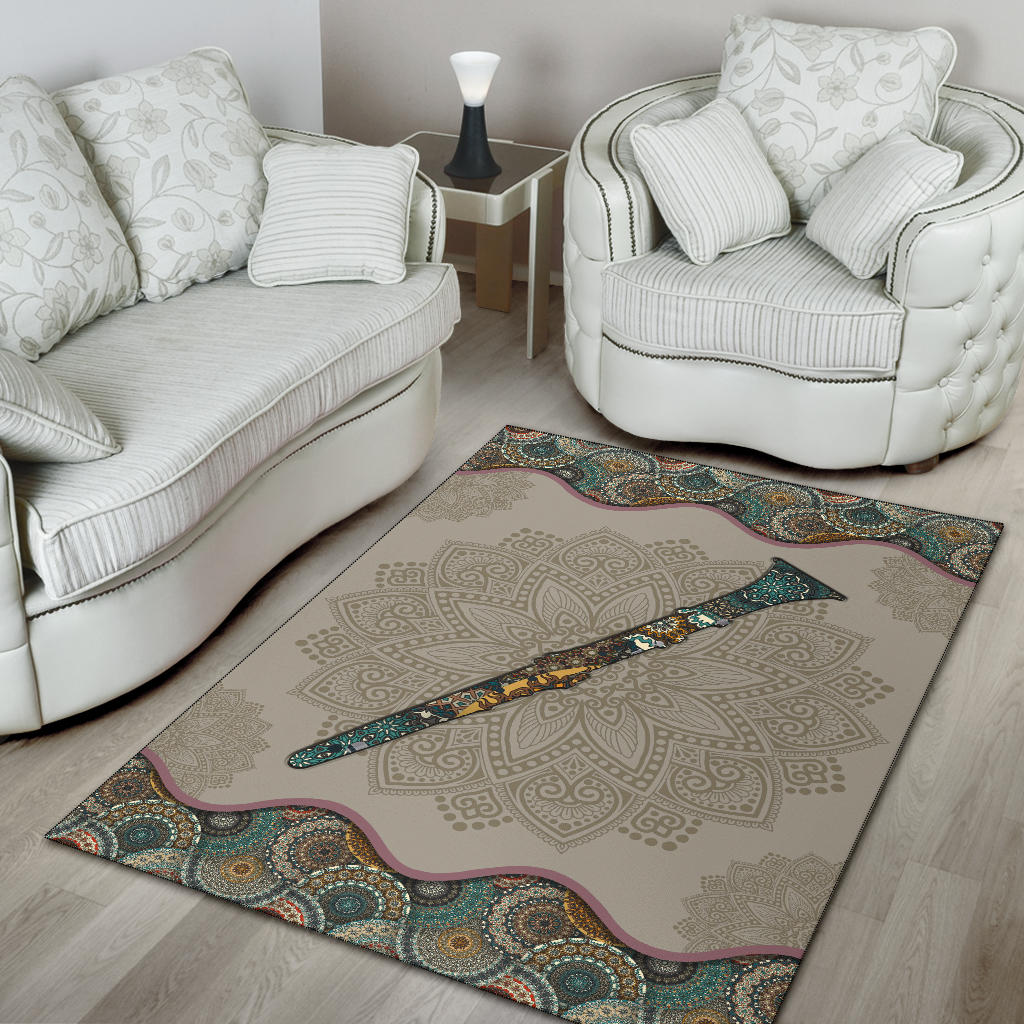 Clarinet Mandala Area Rug