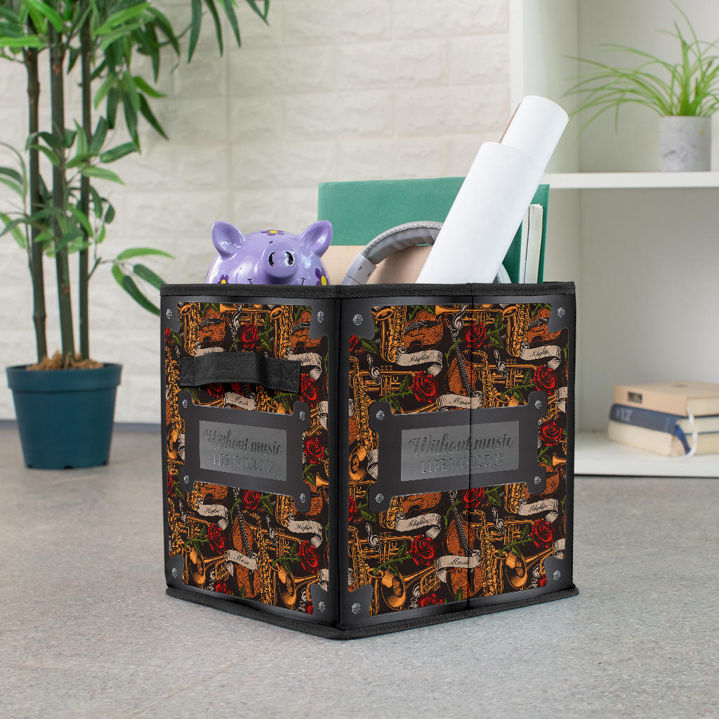 Musical Instrument Storage Boxes Music Instruments Storage Cube - Artistic Pod