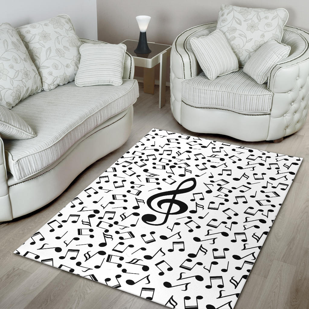Musical Notes Area Rug