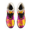 Musical Watercolor Fur Boots