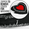 Musical Heart Pillow