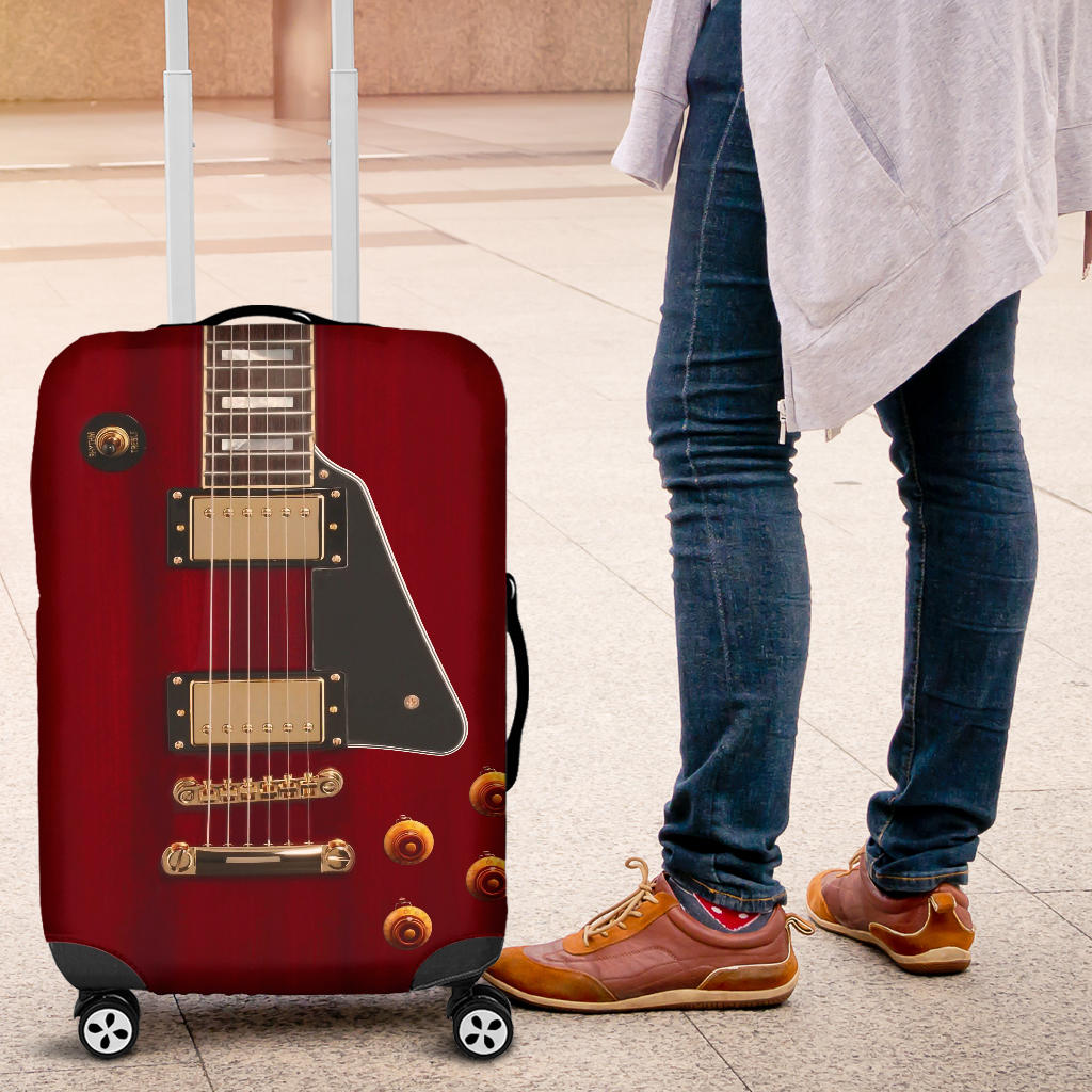 Anniversary Guitar Luggage Cover - { shop_name }} - Review